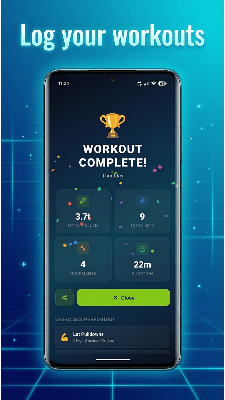 Personal Trainer - Your Gym Log gallery image