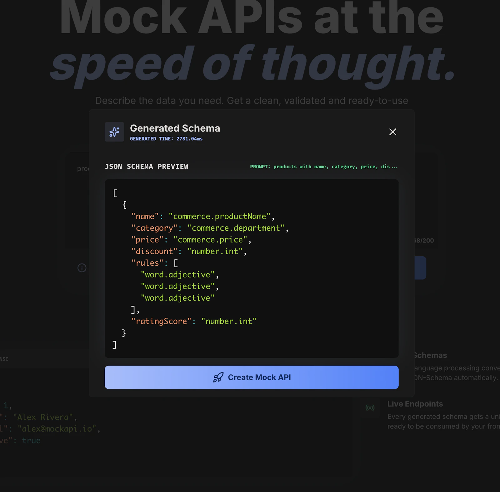 MockAPI screenshot 3