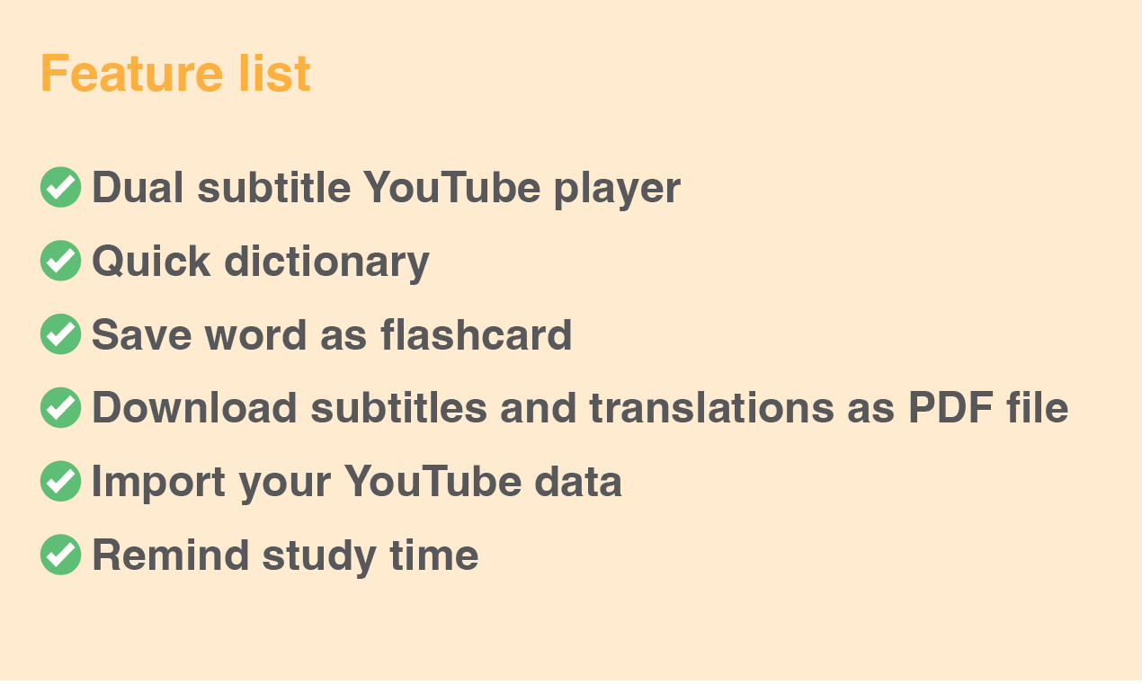 وسائط langtube - تطبيق تعلم اللغة البهيج 3