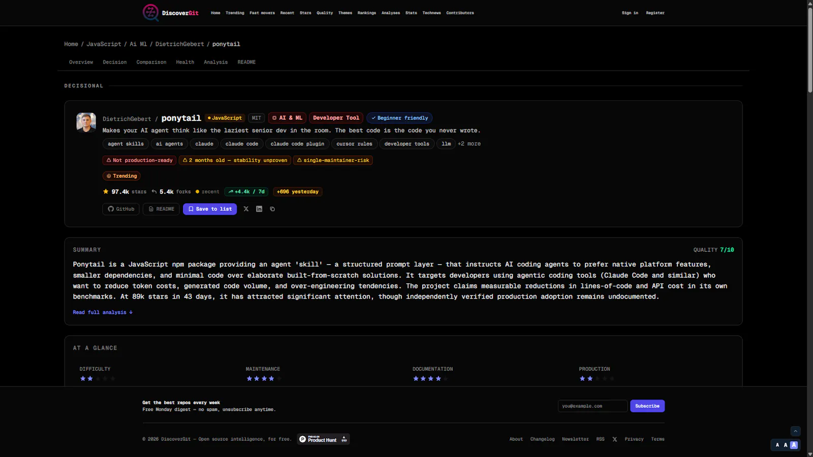 DiscoverGit screenshot 3