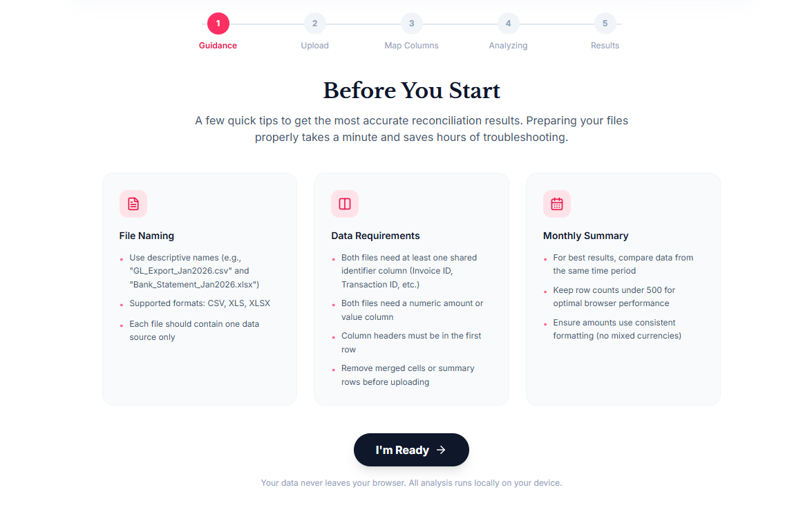 Free Data Reconciliation Tool  gallery image