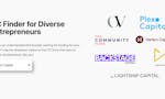 VC Finder for Diverse Entrepreneurs image