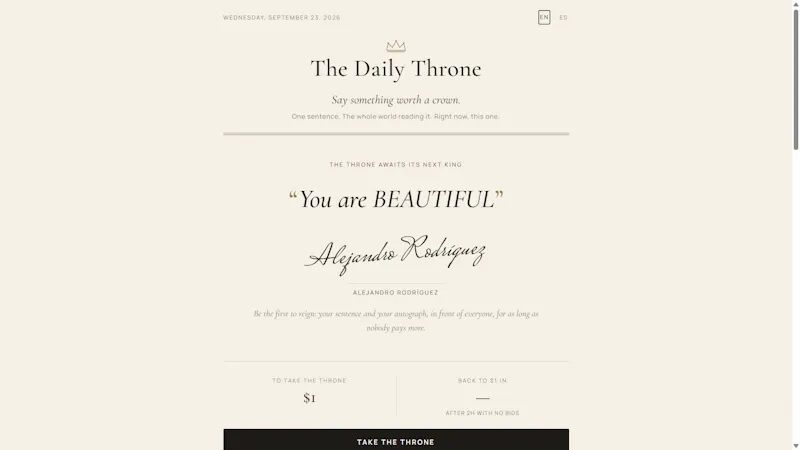The Daily Throne screenshot 2