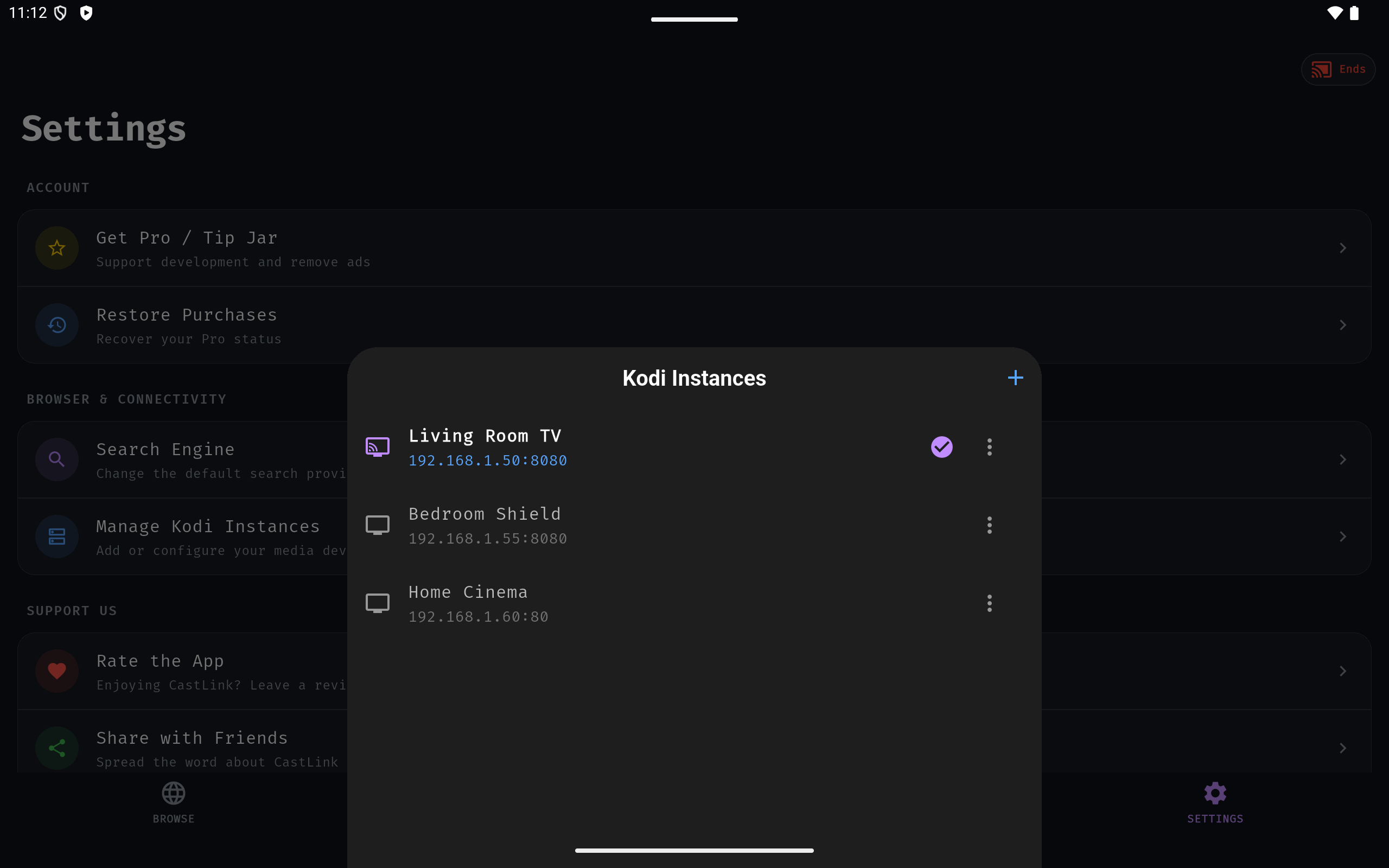 CastLink: Kodi Remote & Cast - Screenshot 4 showing product features and functionality