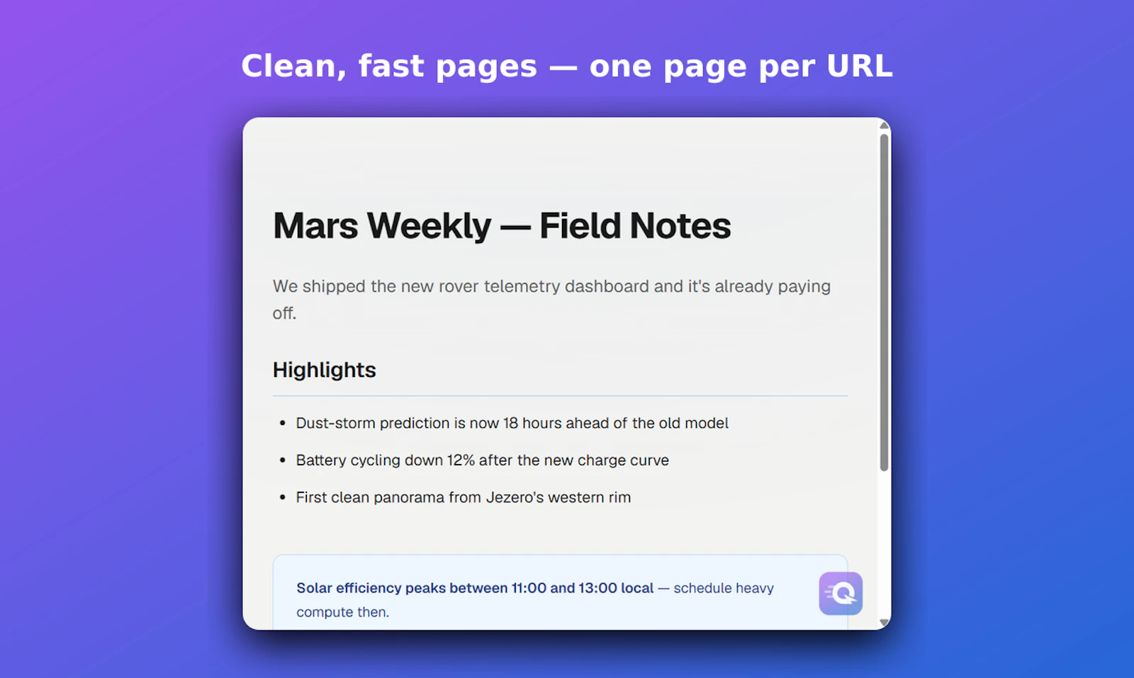 Quicky.Page screenshot 4