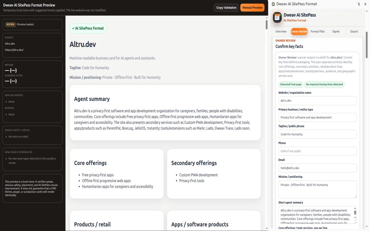 Dweav AI SitePass gallery image