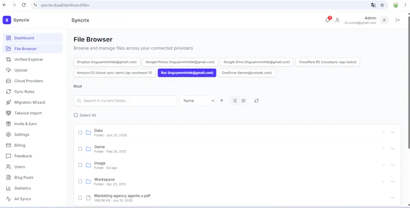 Syncrix screenshot 4