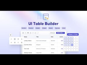 UI Table Builder gallery image