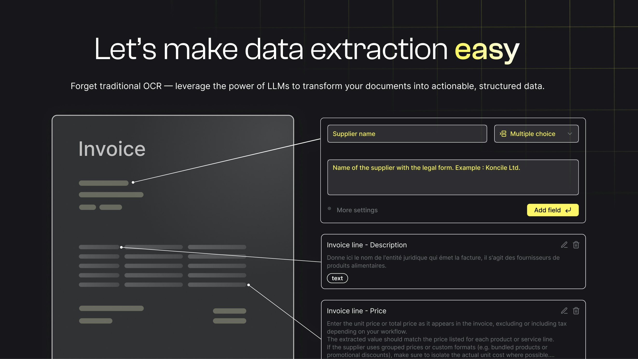 Koncile Data Extraction – 03