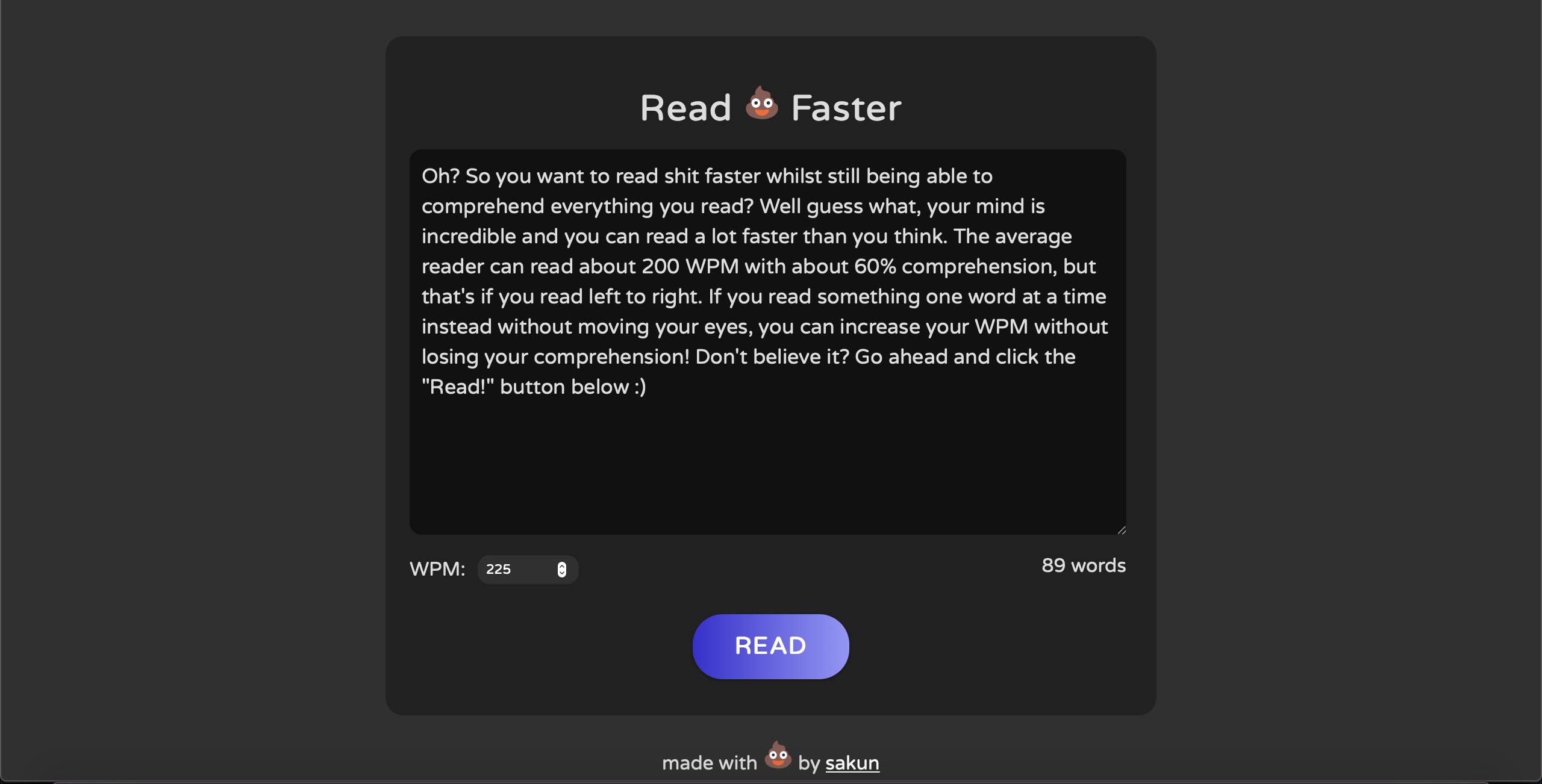 Read 💩 Faster media 3