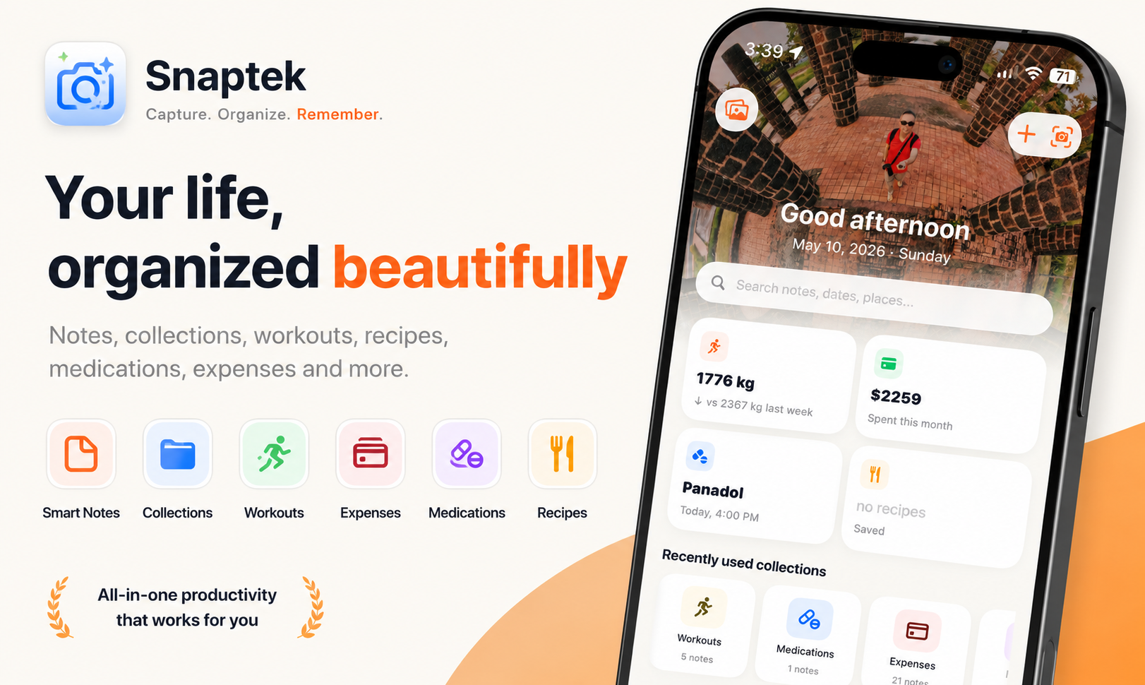 Snaptek - AI Notes & Tracking gallery image