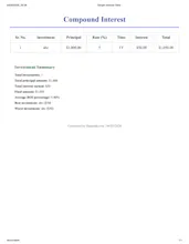 Simple Interest Calculator (Excel/PDF) gallery image