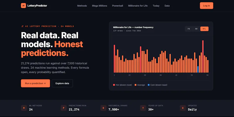 AiLotteryPredictor screenshot 1