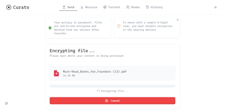 Curato – Share via Link, Code, Torrent gallery image