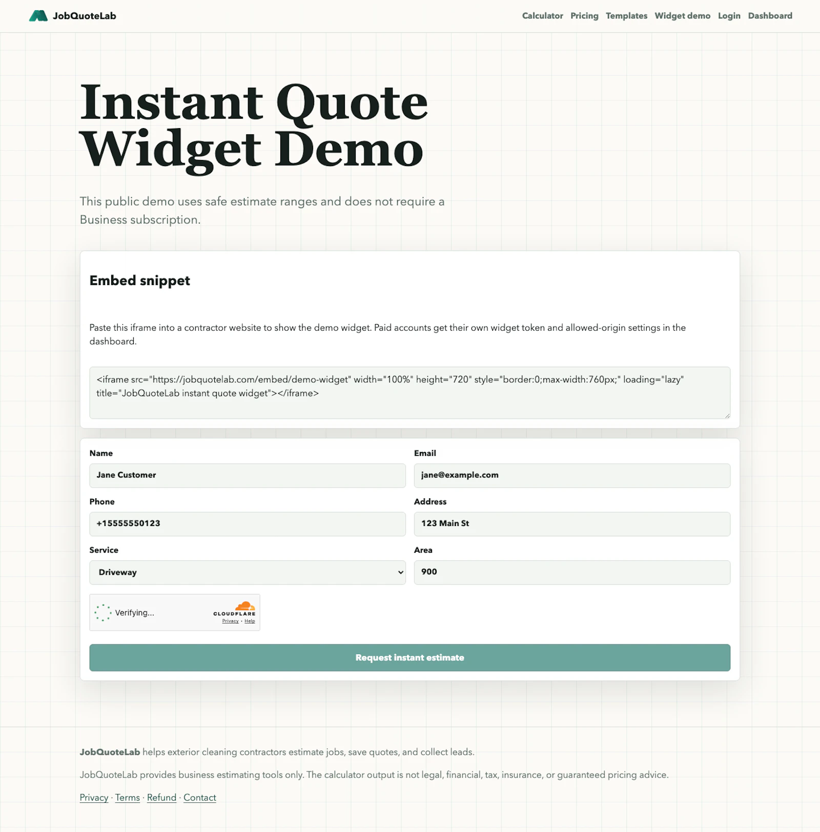 JobQuoteLab screenshot 3