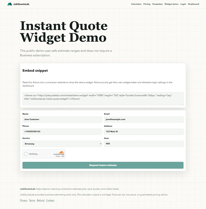 JobQuoteLab screenshot 3