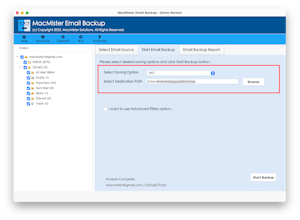 MacMister Email Backup for Mac Tool gallery image