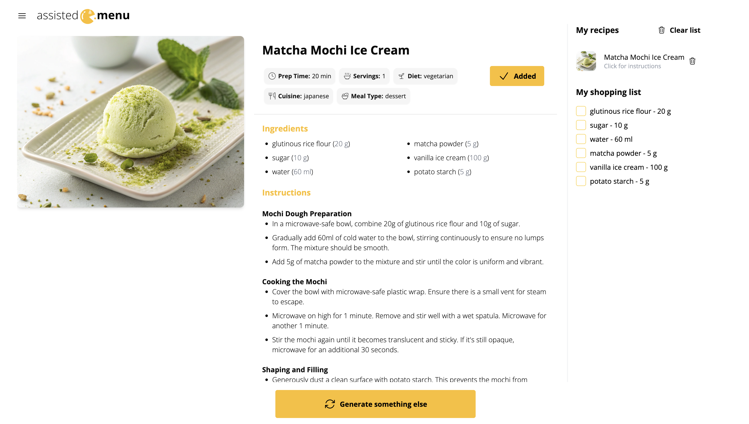 assisted.menu - AI powered meal planning media 1