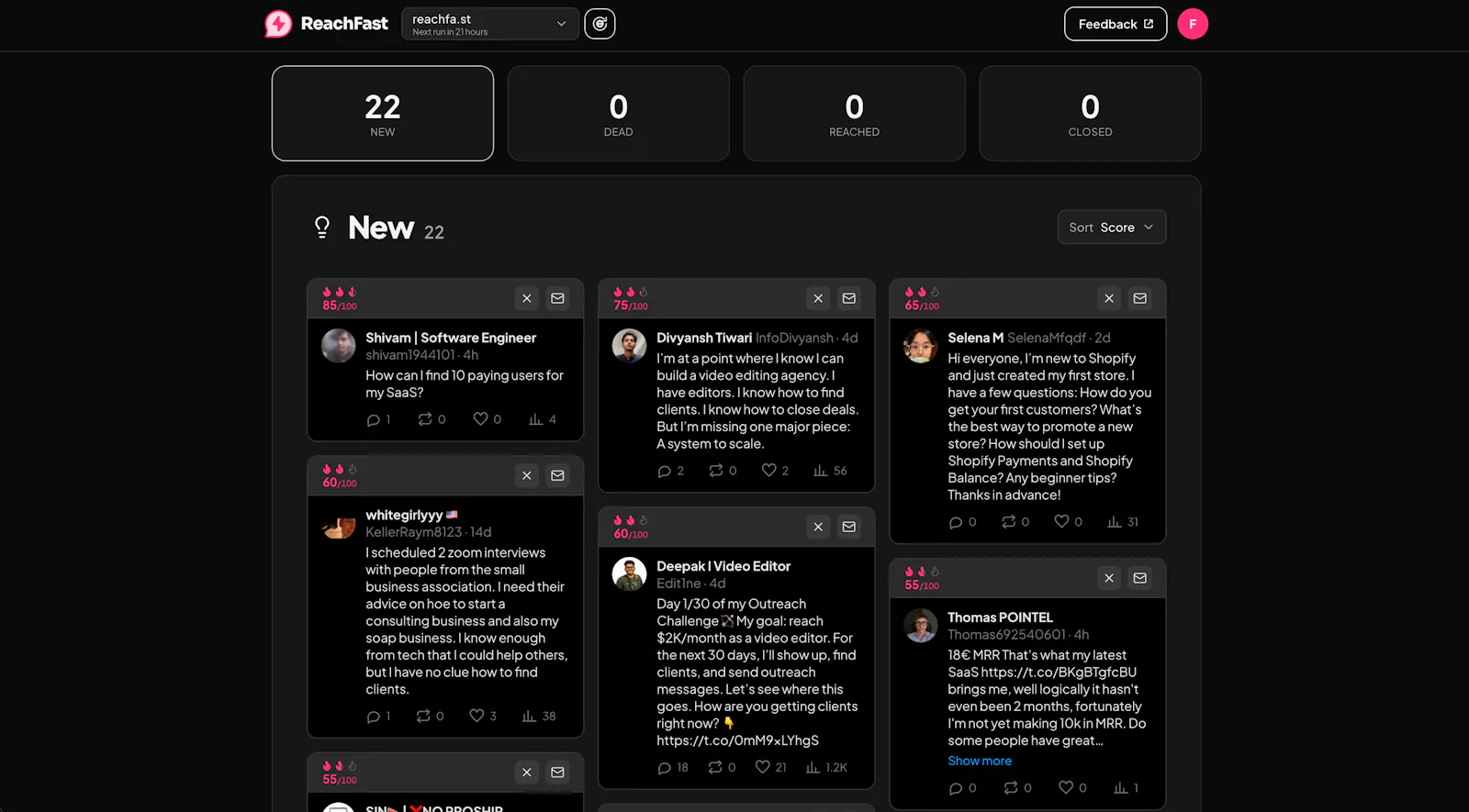 ReachFast screenshot 2