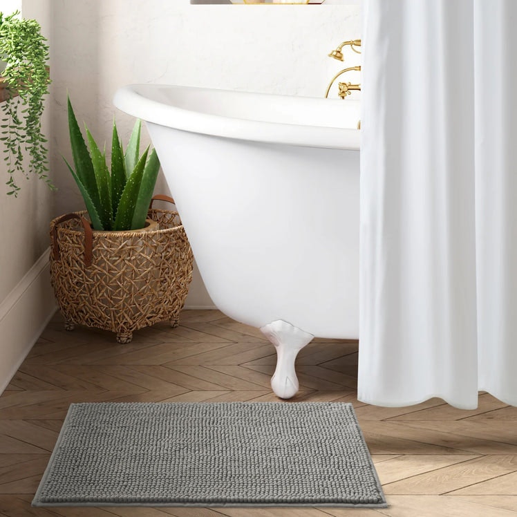 Non Slip Bath Mat Soft Chenille gallery image