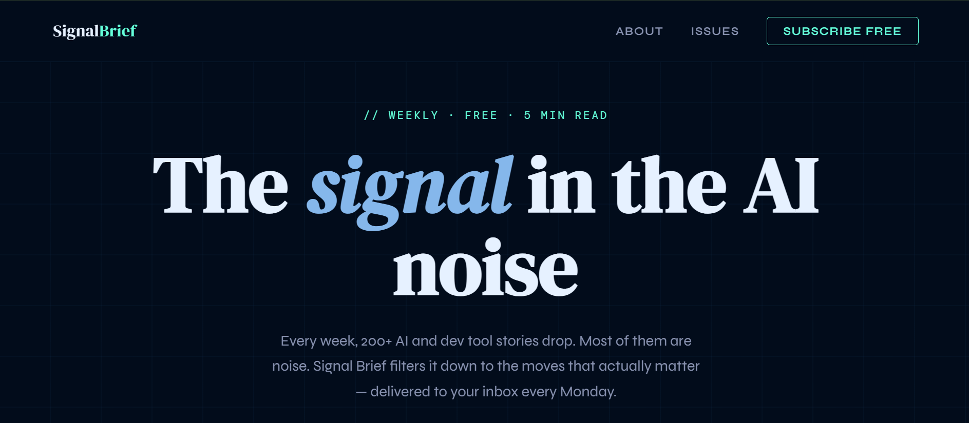 Signal Brief gallery image