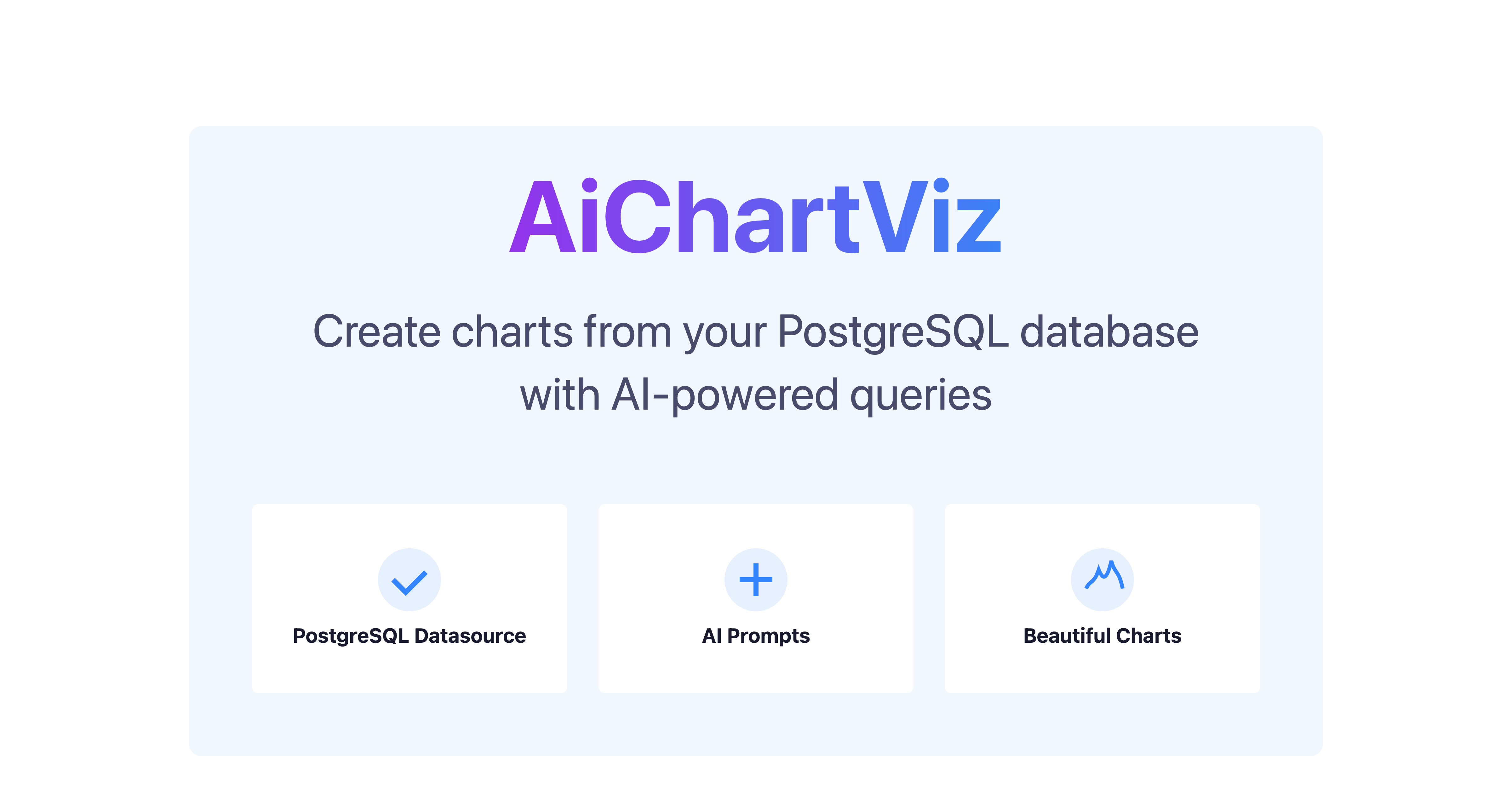 AiChartViz - Transform PostgreSQL Data into Visual Insights with AI media 2