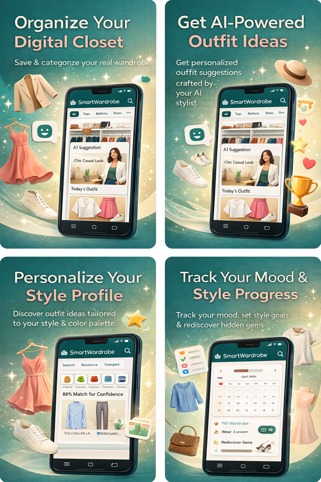 Smart Wardrobe - Main product screenshot demonstrating key features and user interface