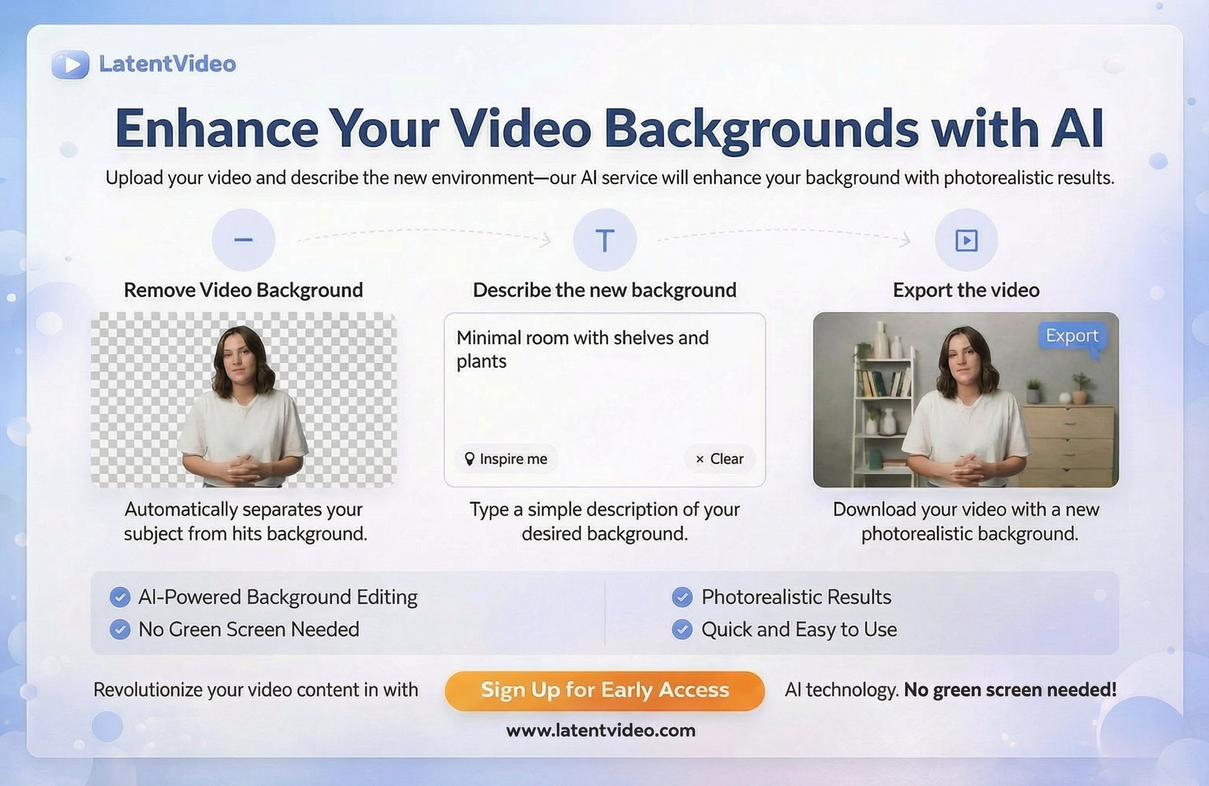 LatentVideo - Screenshot 2 showing product features and functionality