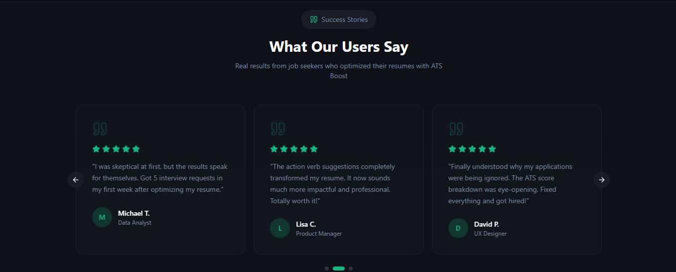 ATS Boost - Screenshot 3 showing product features and functionality