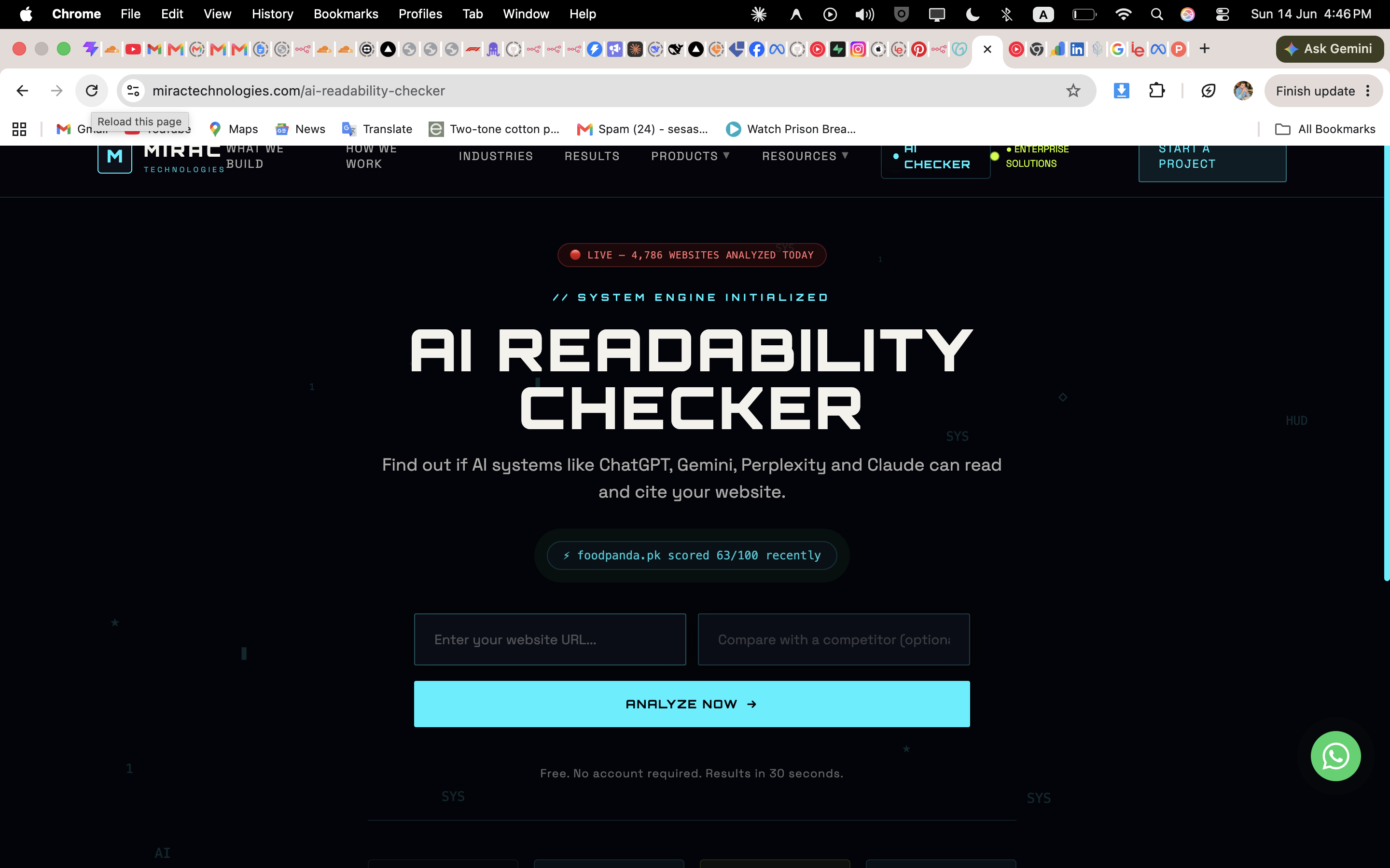 AI Readability Checker by MIRAC gallery image