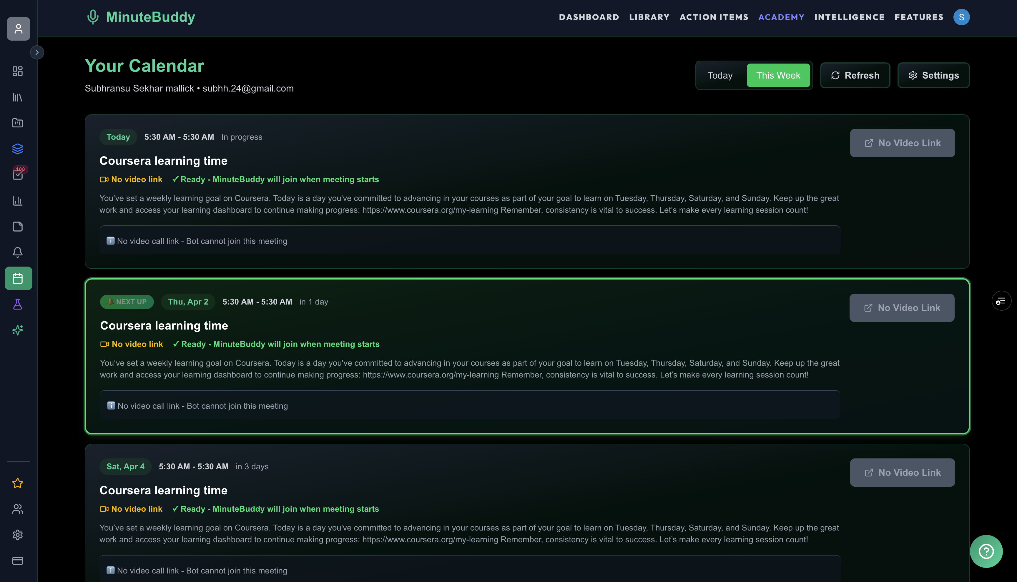 MinuteBuddy gallery image