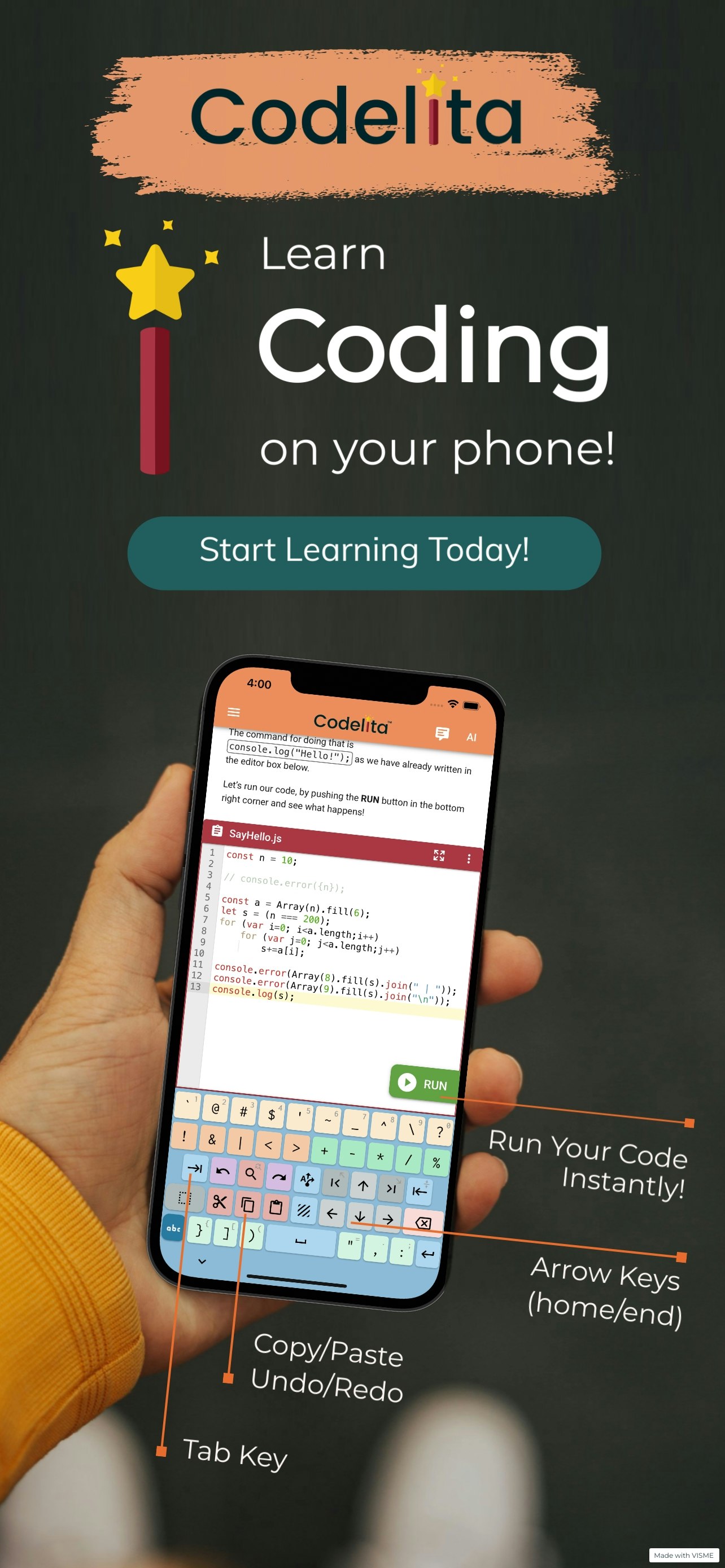 startuptile Codelita-Learn coding from scratch on your phone