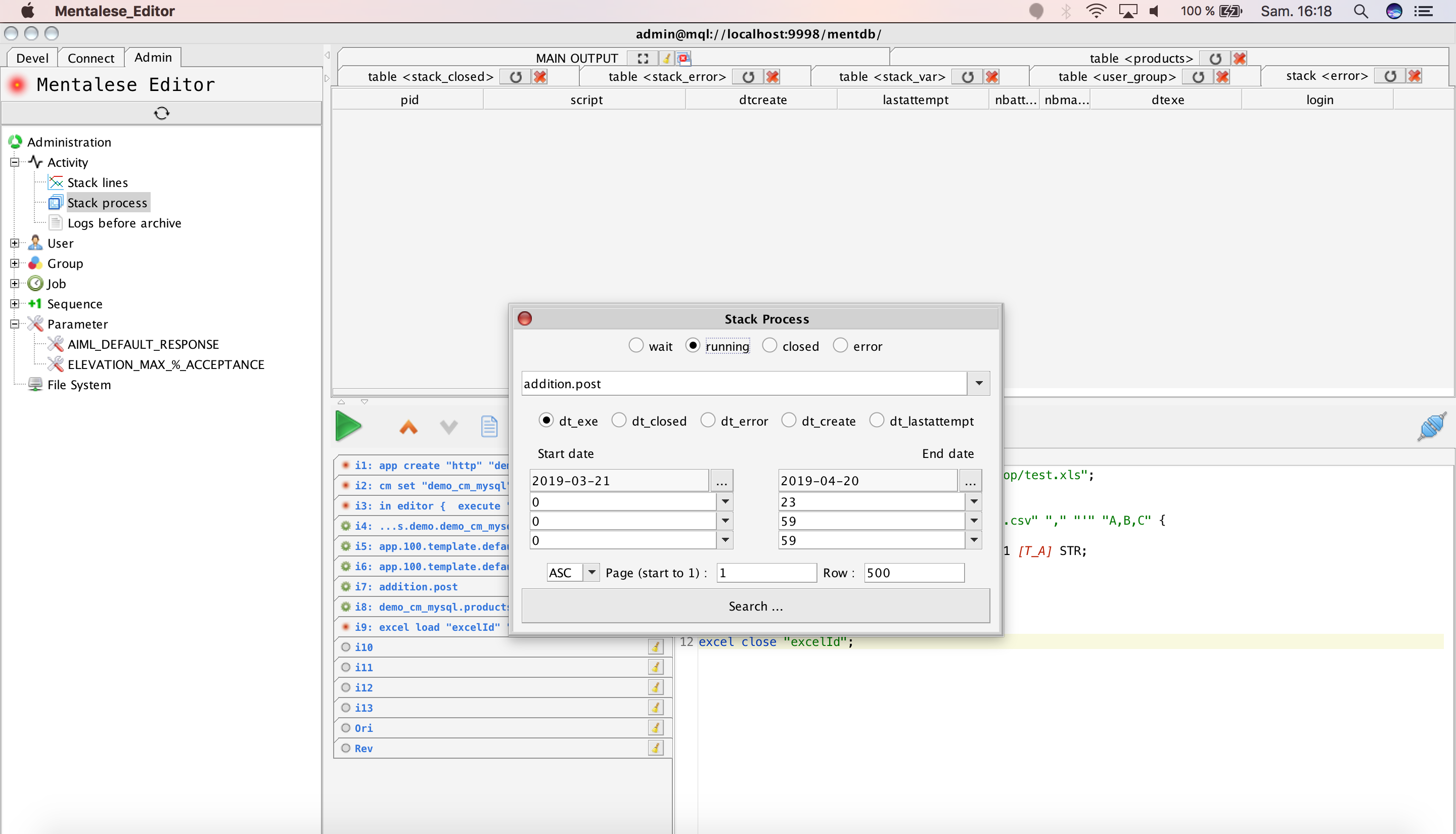 MentDB gallery image