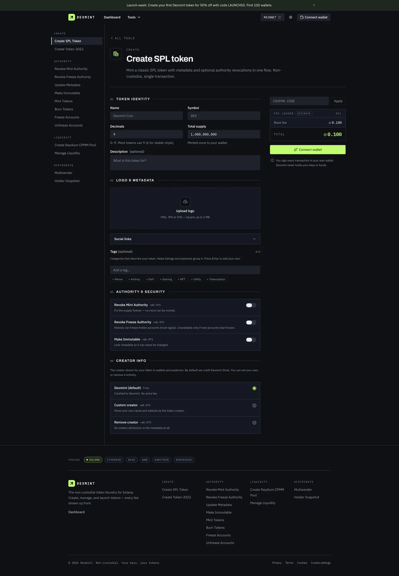 Dexmint screenshot 2