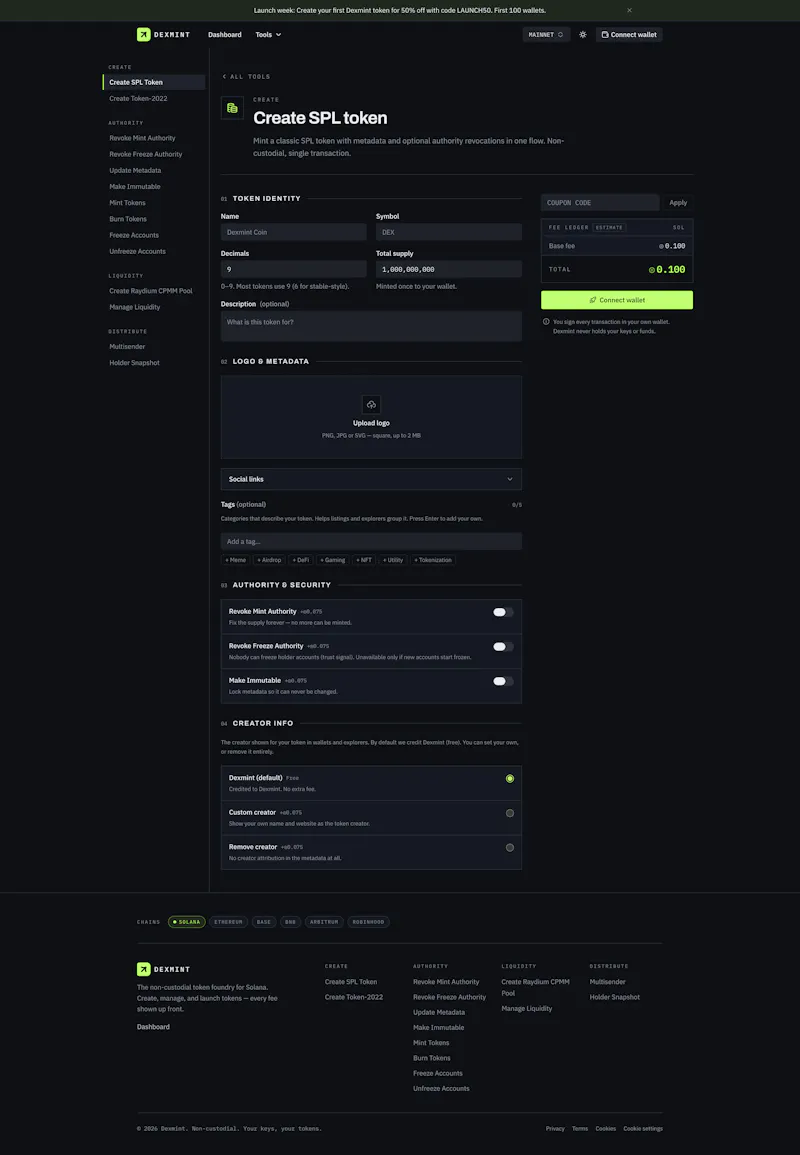 Dexmint screenshot 2