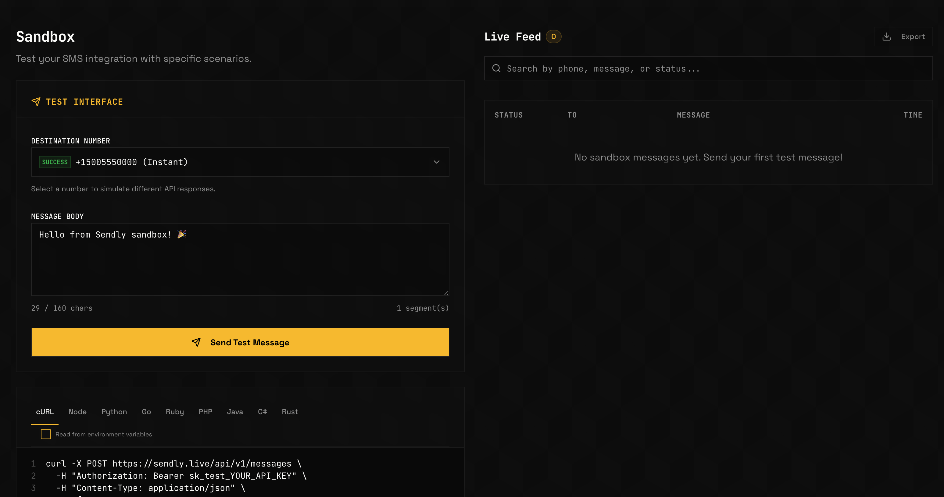 Sendly - Screenshot 4 showing product features and functionality