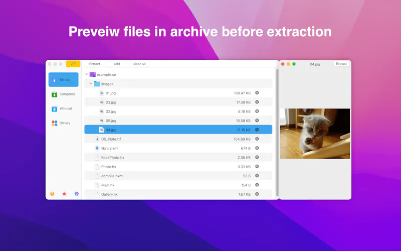 RAR Extractor - unzip file screenshot 3