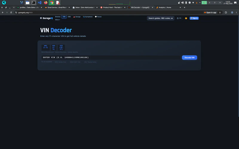 GarageIQ screenshot 1