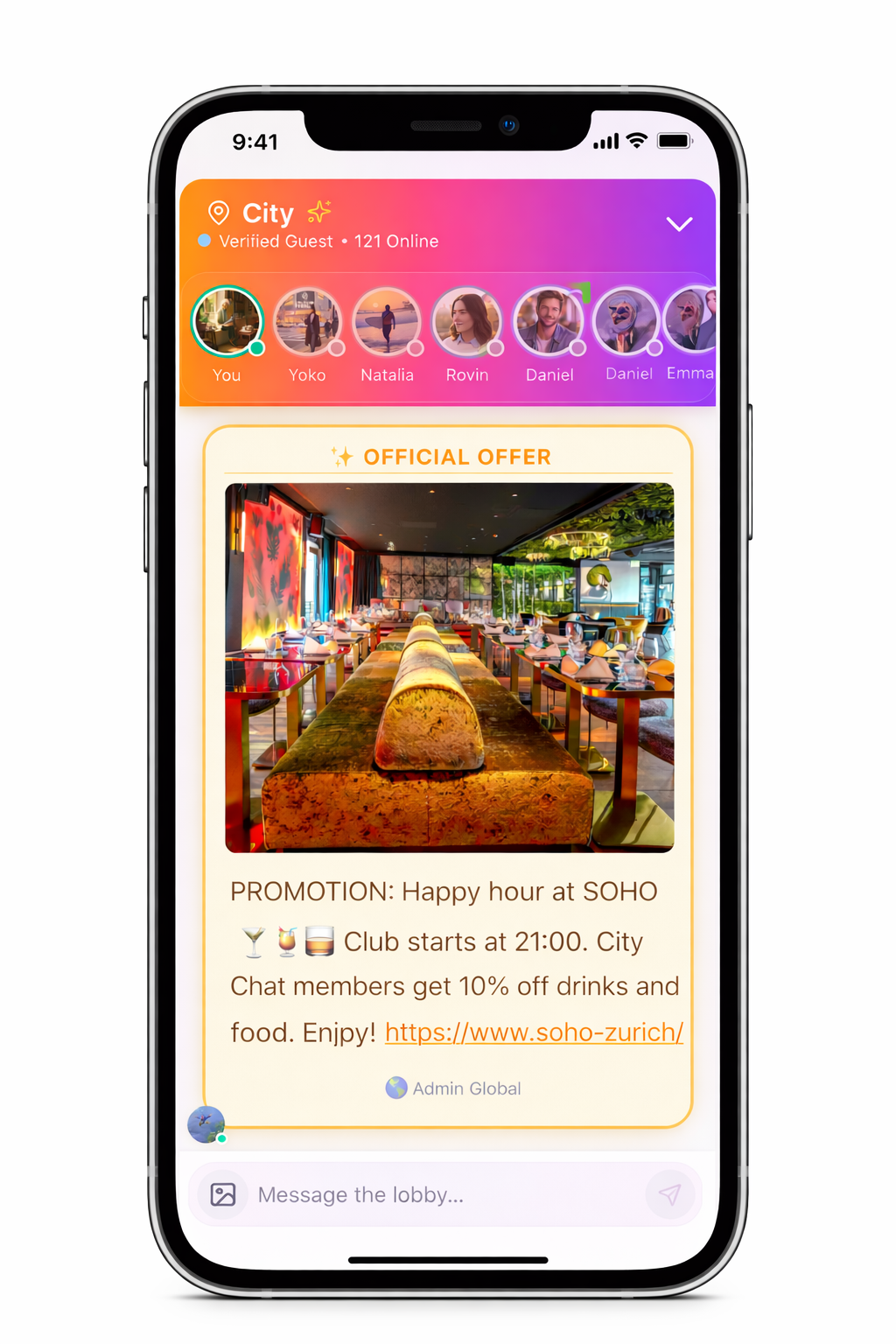 VibeLobby - Screenshot 2 showing product features and functionality
