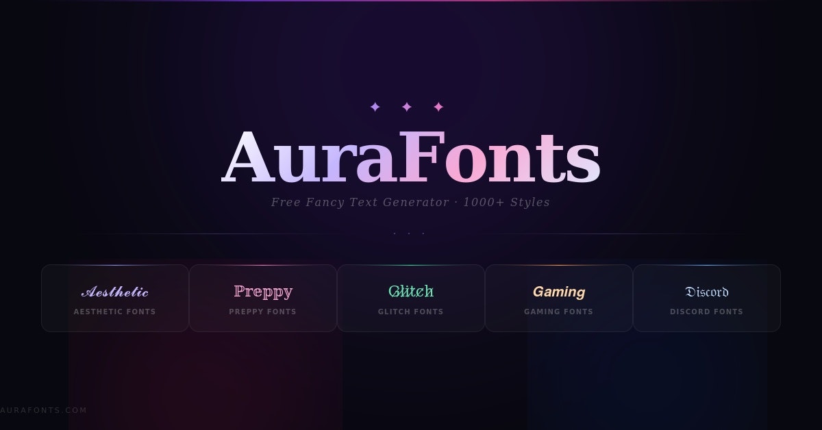 AuraFonts gallery image