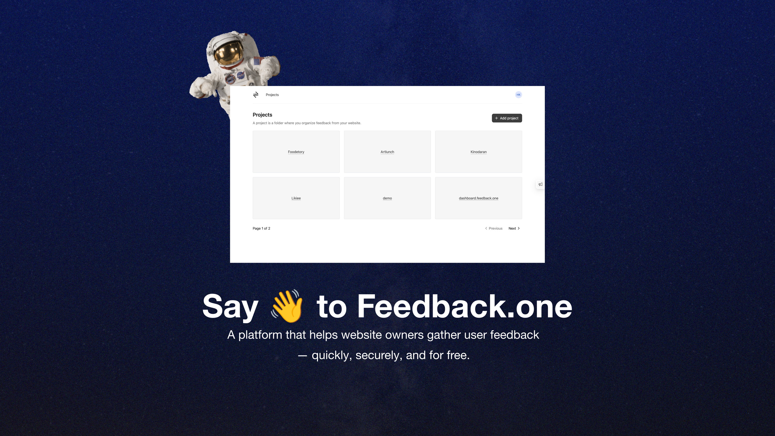 Feedback.one - Неограниченные отзывы пользователей с одной строкой кода медиа 2