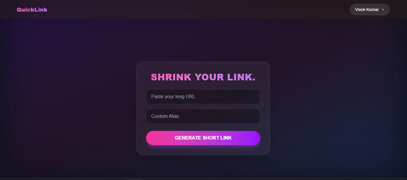 QuickLink - Product Hunt launch logo and brand identity