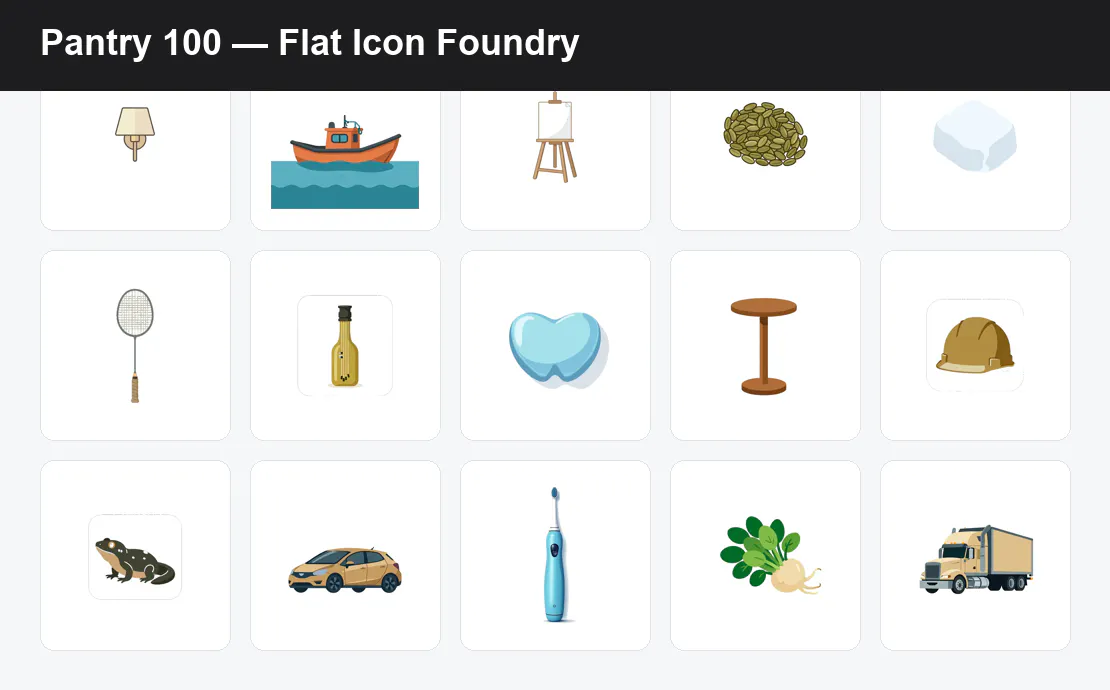 Pantry 100 - Flat Icon Foundry gallery image
