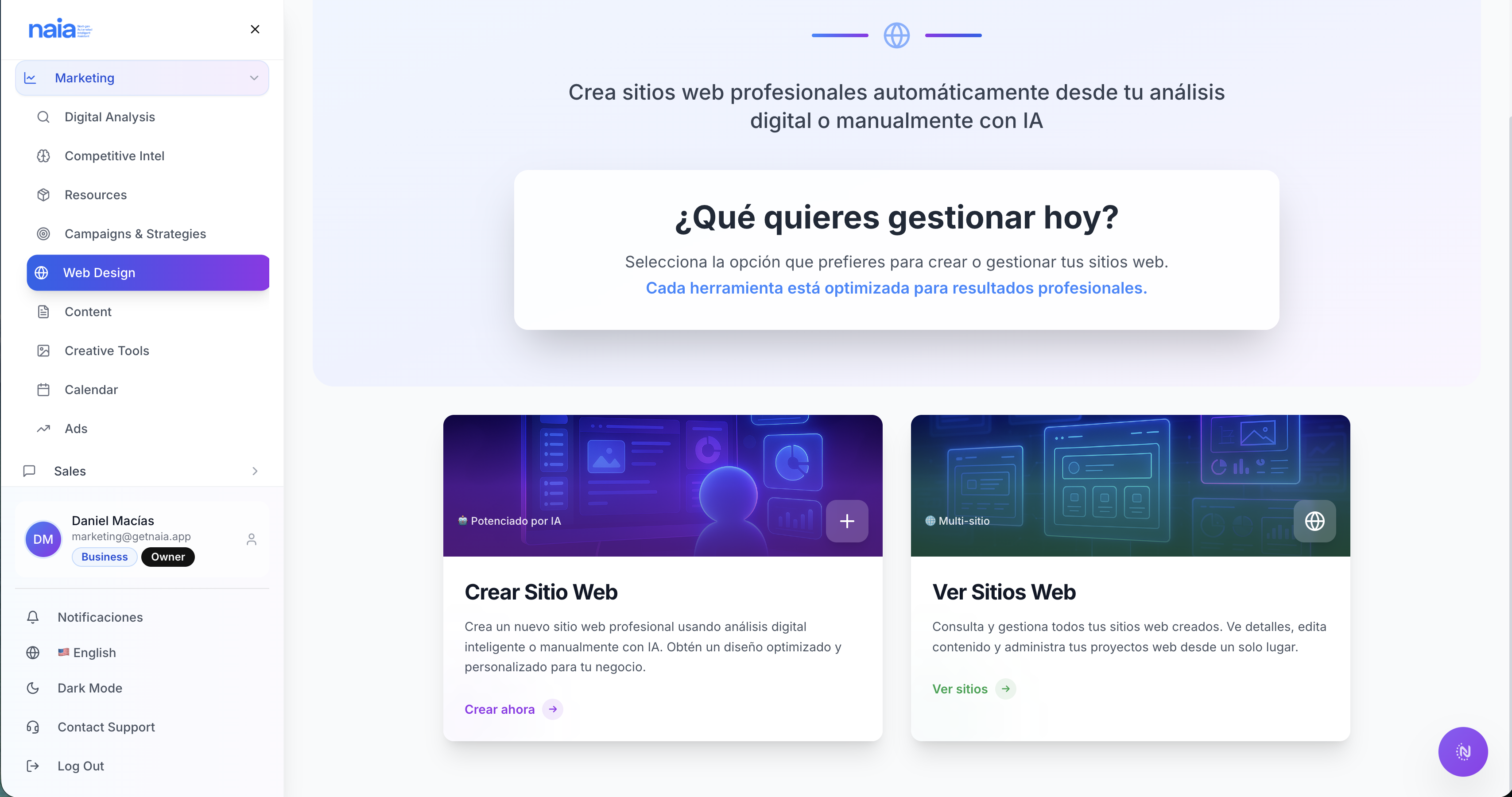 Naia: AI Marketing & Sales gallery image