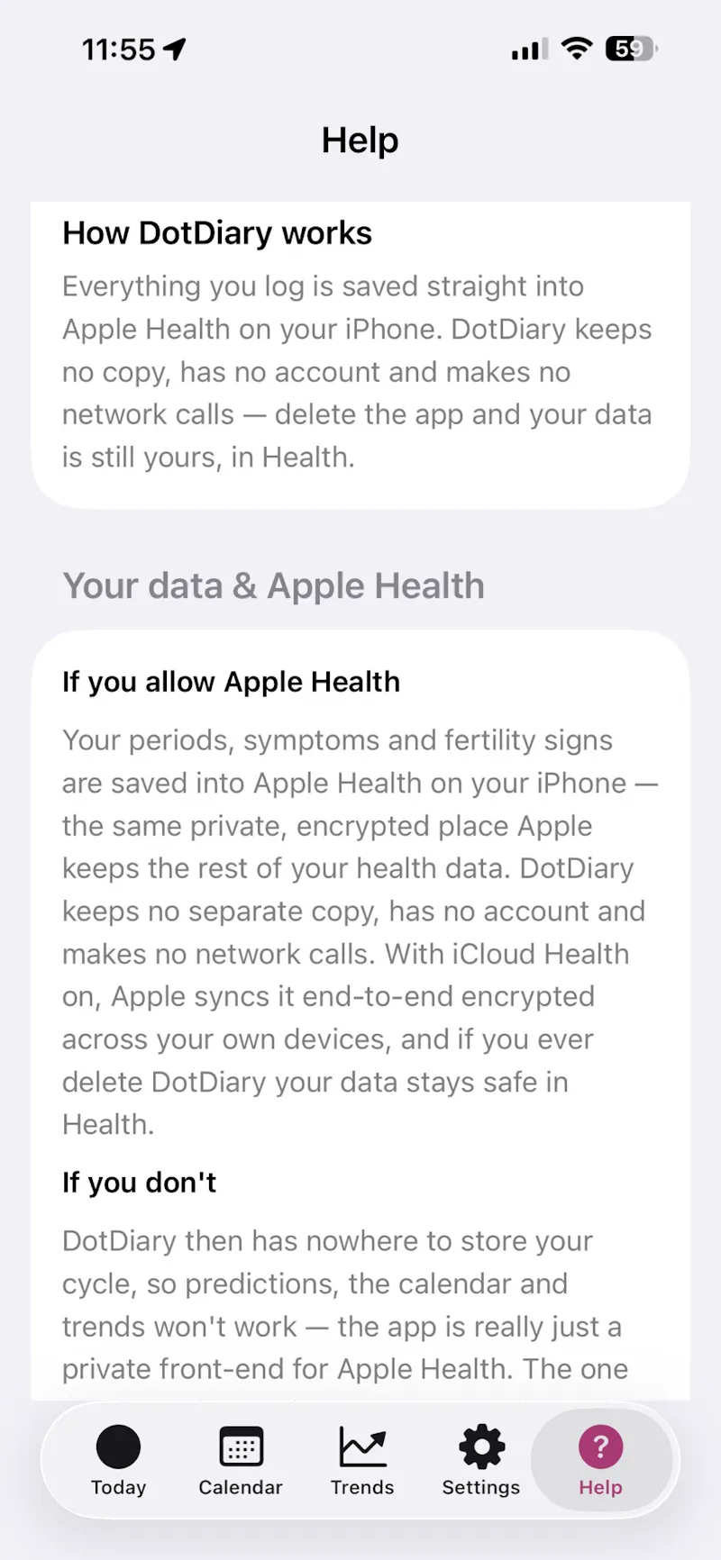 DotDiary screenshot 5