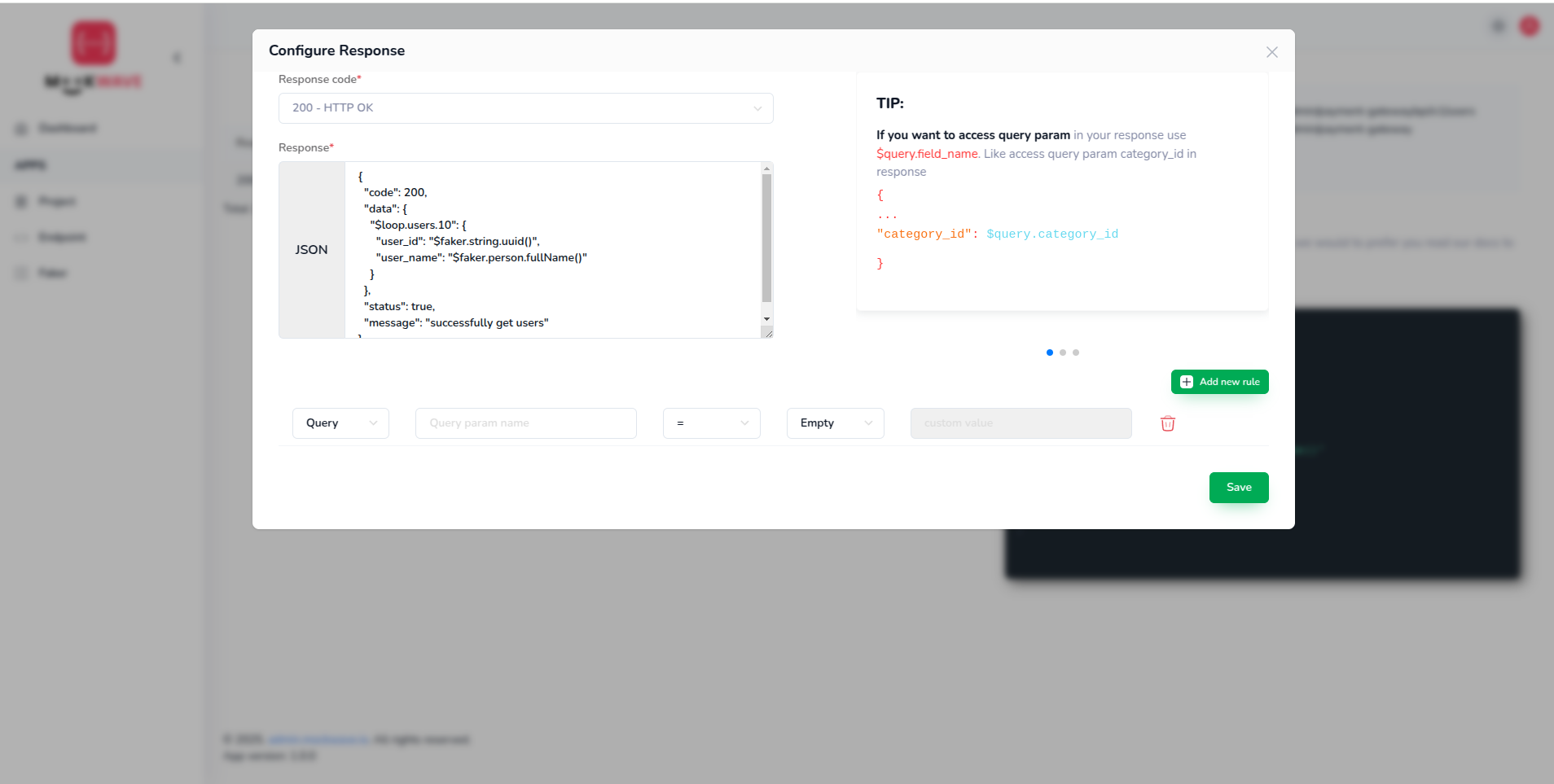 Mockwave - เครื่องมือเยาะเย้ย API ฟรี - แม็กค์เวฟ media 9