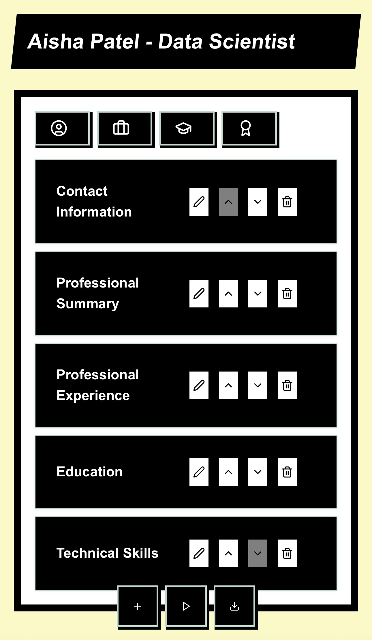 BrutalResumes gallery image