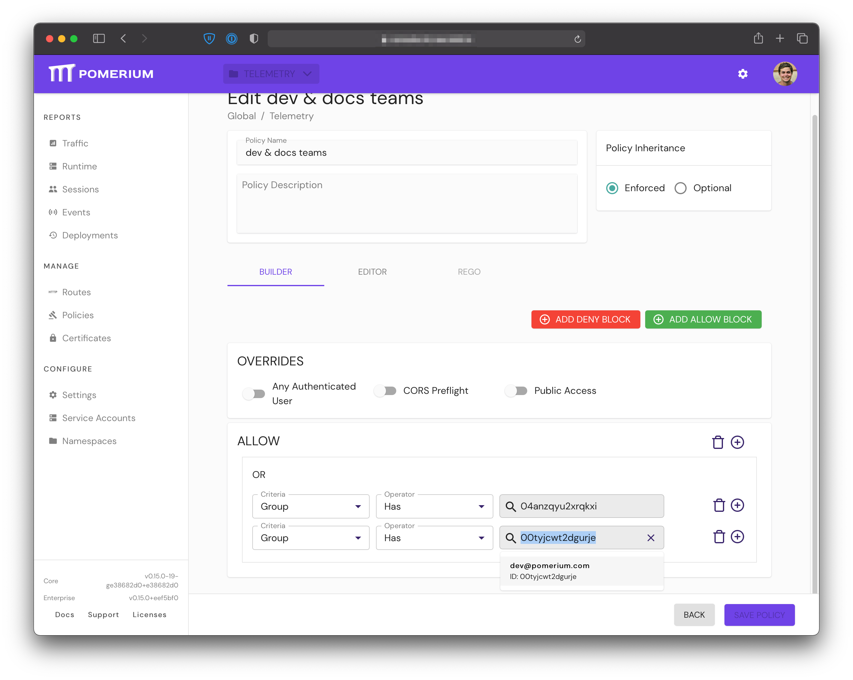 Pomerium Zero - Crea connessioni sicure e senza clienti alle applicazioni media 9