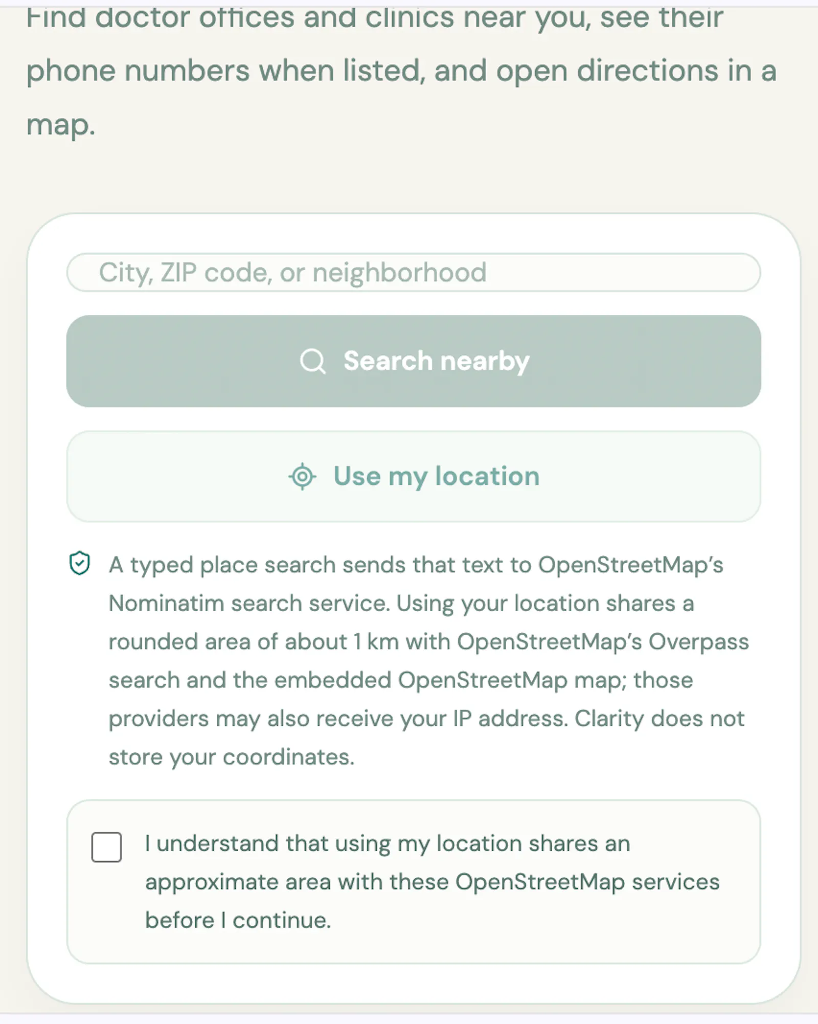 Clarity Health screenshot 2