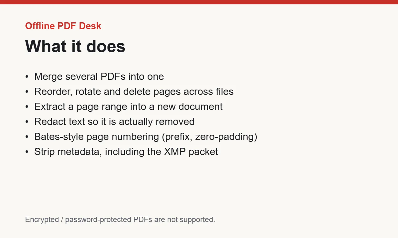 Offline PDF Desk gallery image